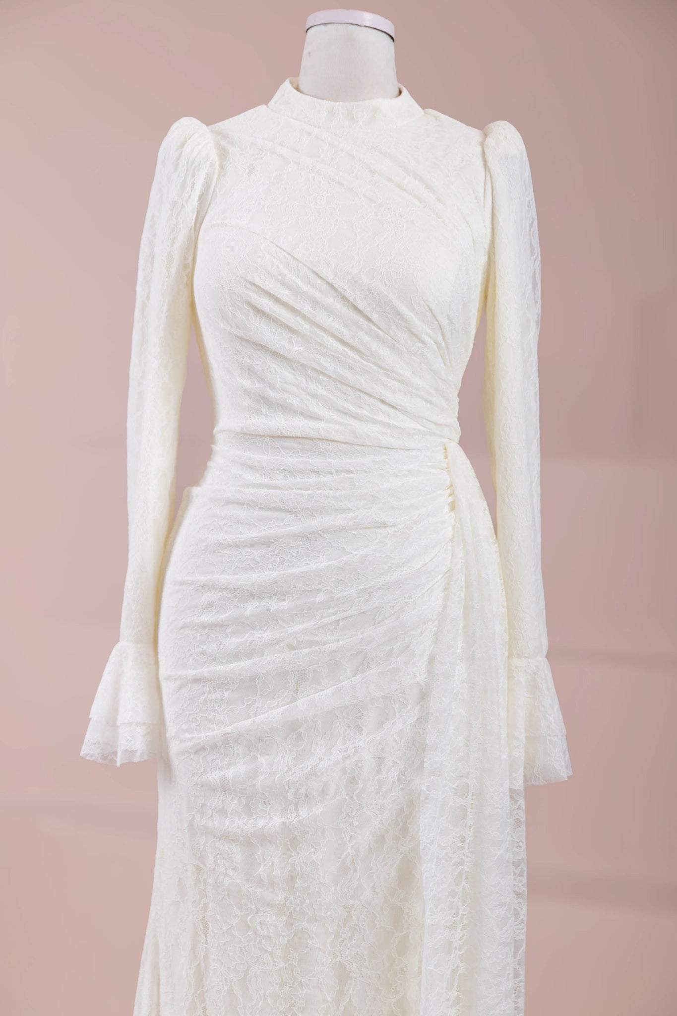 Dorey Tesettür Abiye - FioraofDress - tesettur - abiye - Ekru - 38 - hijab - evening - dress