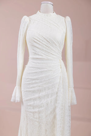 Dorey Tesettür Abiye - FioraofDress - tesettur - abiye - Ekru - 38 - hijab - evening - dress