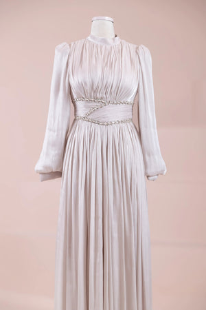 Elin Tesettür Abiye - FioraofDress - tesettur - abiye - bejj - 38 - hijab - evening - dress