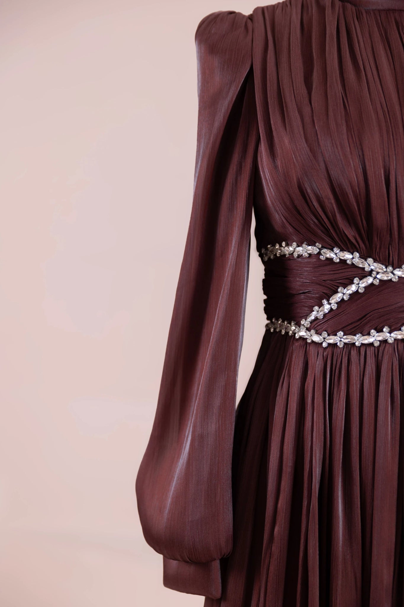 Elin Tesettür Abiye - FioraofDress - tesettur - abiye - bery burgundy - 38 - hijab - evening - dress