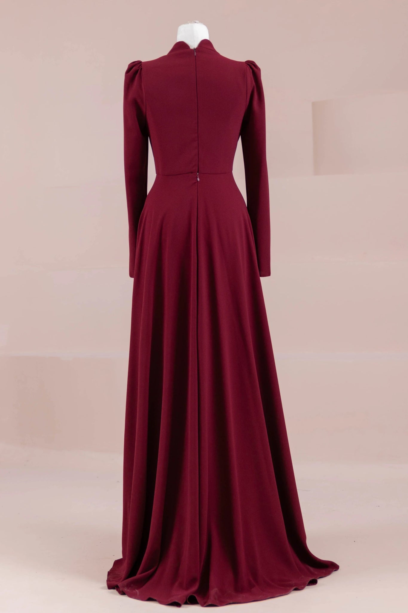 Elise Tesettür Abiye - FioraofDress - tesettur - abiye - BORDO - 38 - hijab - evening - dress