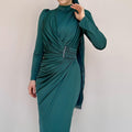Elmas Tesettür Abiye - FioraofDress - tesettur - abiye - 44 - zümrüt - hijab - evening - dress