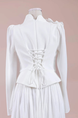 Elya Tesettür Abiye - FioraofDress - tesettur - abiye - Beyaz - 38 - hijab - evening - dress