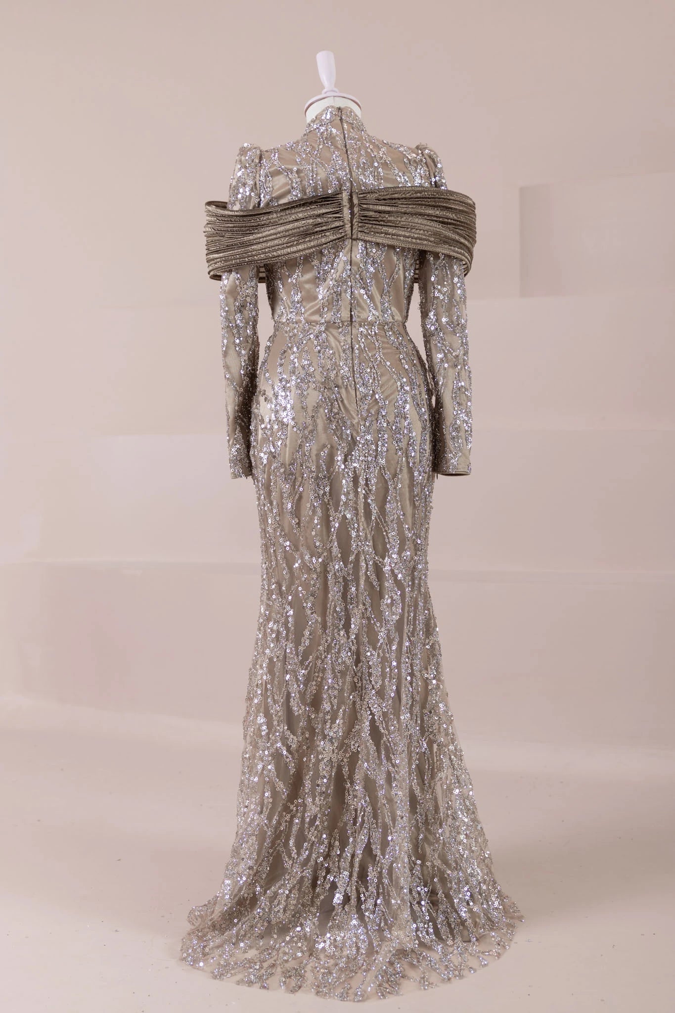 Empress Tesettür Abiye - FioraofDress - tesettur - abiye - Mocha - 36 - hijab - evening - dress