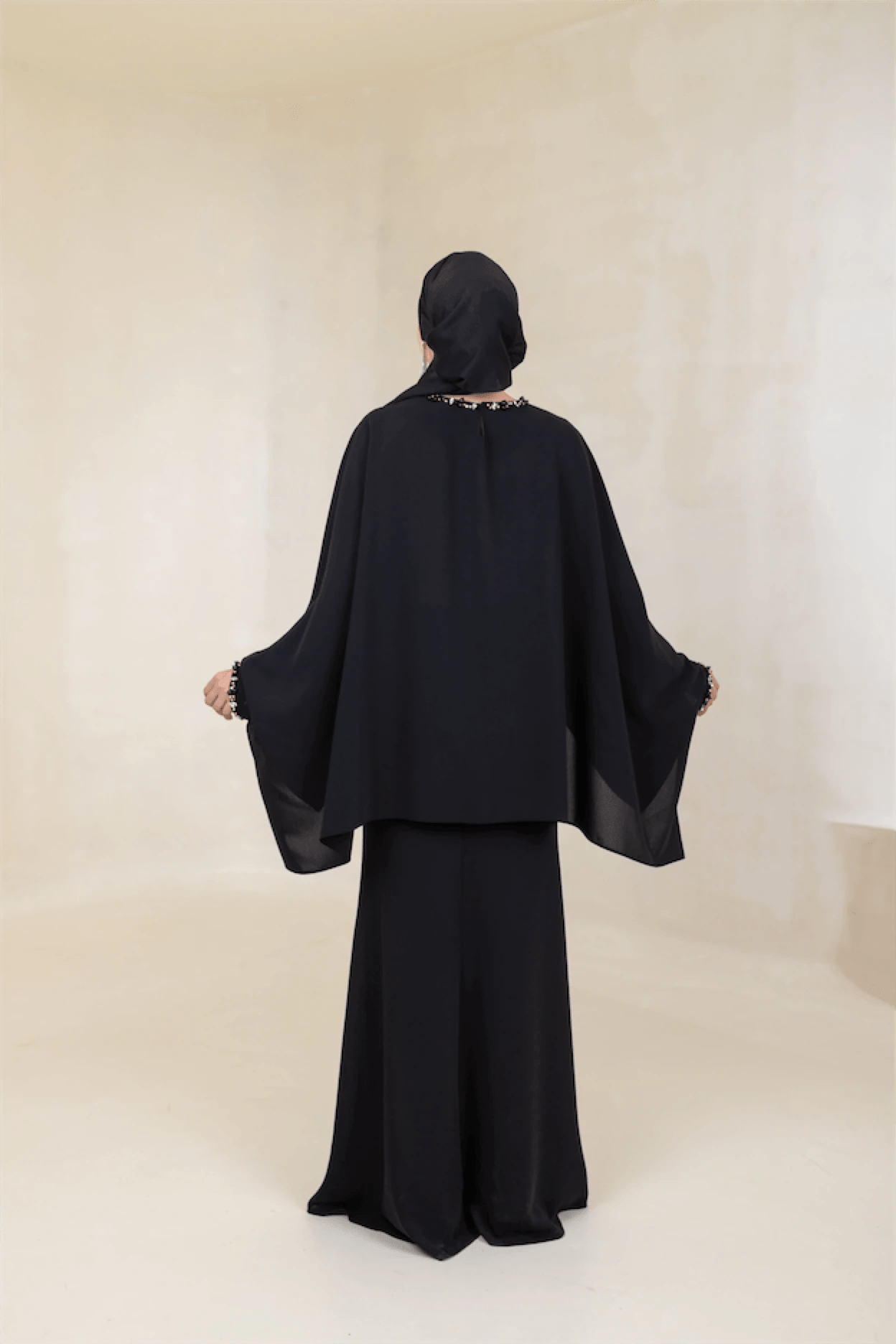 Eveline Tesettür Abiye - FioraofDress - tesettur - abiye - 44 - Siyahh - hijab - evening - dress