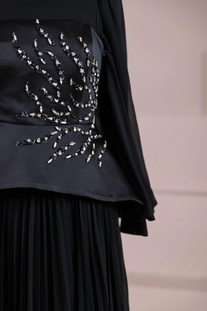 Eyla Tesettür Abiye - FioraofDress - tesettur - abiye - Siyahh - 36 - hijab - evening - dress