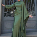 Eyşan Tesettür Abiye - FioraofDress - tesettur - abiye - haki - 36 - hijab - evening - dress