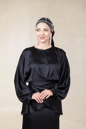 Felicita Tesettür Abiye - FioraofDress - tesettur - abiye - 44 - Siyahh - hijab - evening - dress