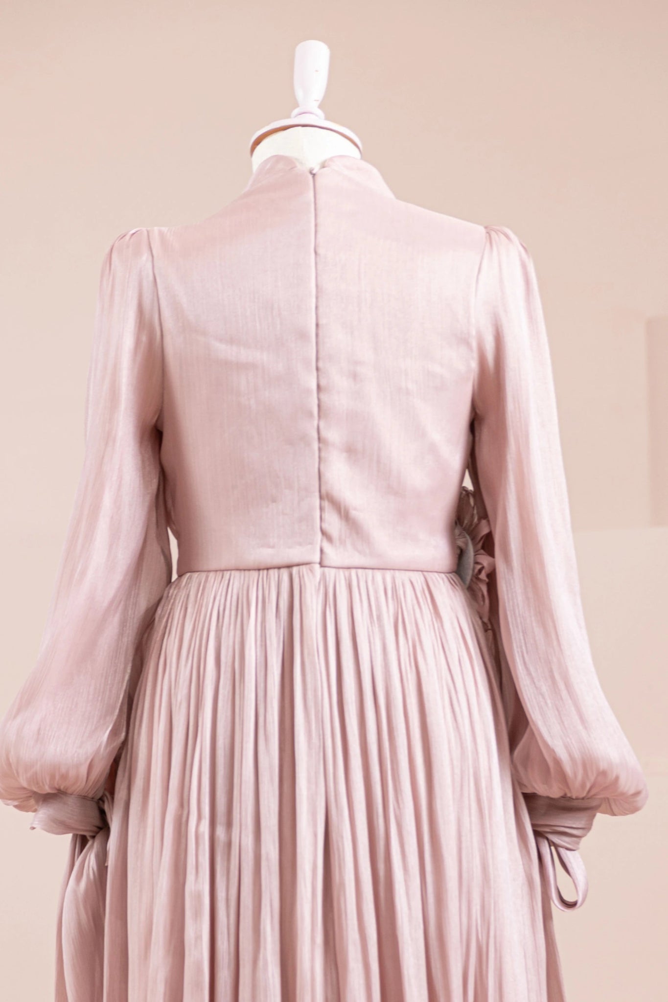 Flora Tesettür Abiye - FioraofDress - tesettur - abiye - Pudra - 38 - hijab - evening - dress