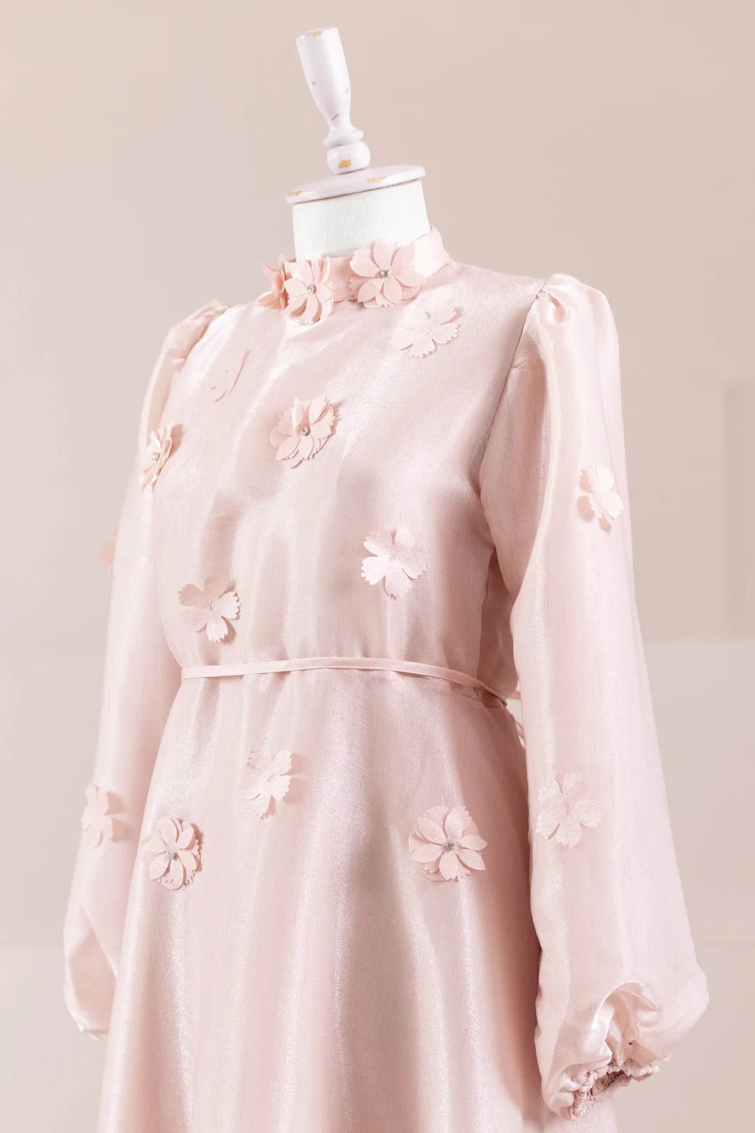 Flowers Tesettür Abiye - FioraofDress - tesettur - abiye - Pembe - 36 - hijab - evening - dress