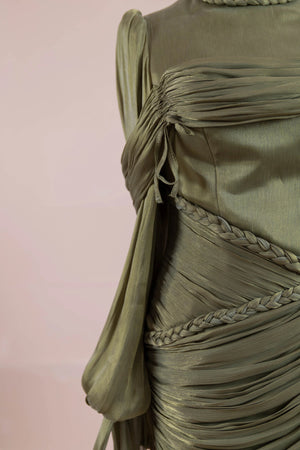 Galadriel Tesettür Abiye - FioraofDress - tesettur - abiye - Çimen yeşili - 38 - hijab - evening - dress