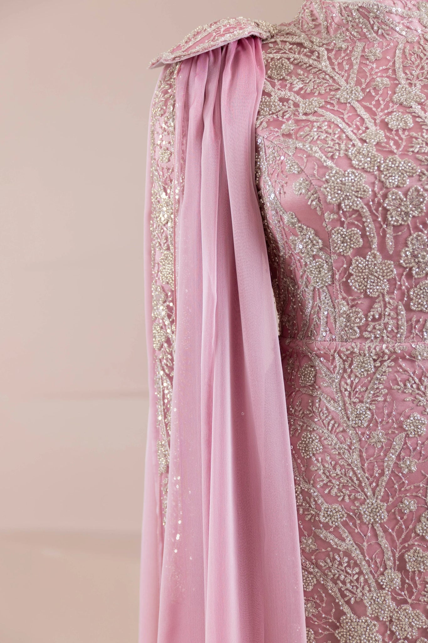 Glam Tesettür Abiye - FioraofDress - tesettur - abiye - Gül Kurusu - 38 - hijab - evening - dress