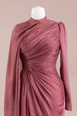 Glory Sade Tesettür Abiye - FioraofDress - tesettur - abiye - bery - 38 - hijab - evening - dress