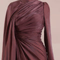 Glory Sade Tesettür Abiye - FioraofDress - tesettur - abiye - bery burgundy - 38 - hijab - evening - dress