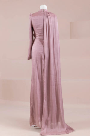 Glory Sade Tesettür Abiye - FioraofDress - tesettur - abiye - rose - 38 - hijab - evening - dress