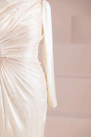 Glory Sade Tesettür Abiye - FioraofDress - tesettur - abiye - Ekru - 38 - hijab - evening - dress