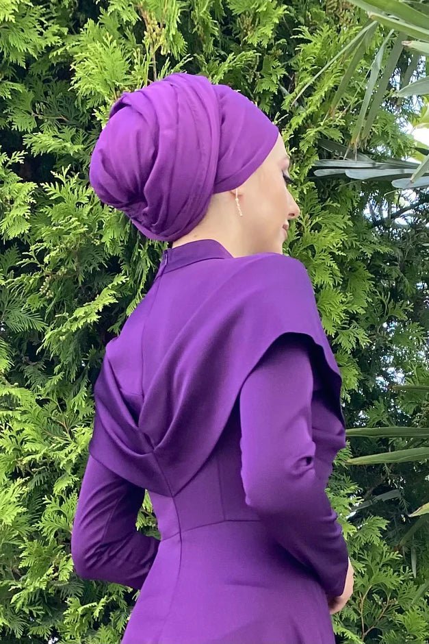 Helen Saten Tesettür Abiye - FioraofDress - tesettur - abiye - 44 - hijab - evening - dress