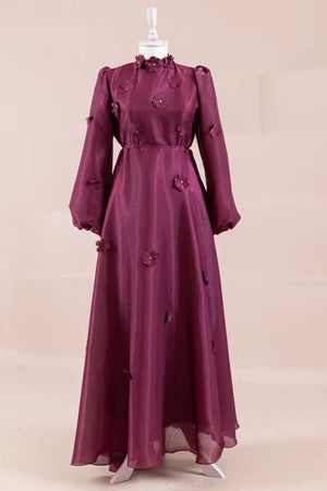 Flowers Tesettür Abiye.