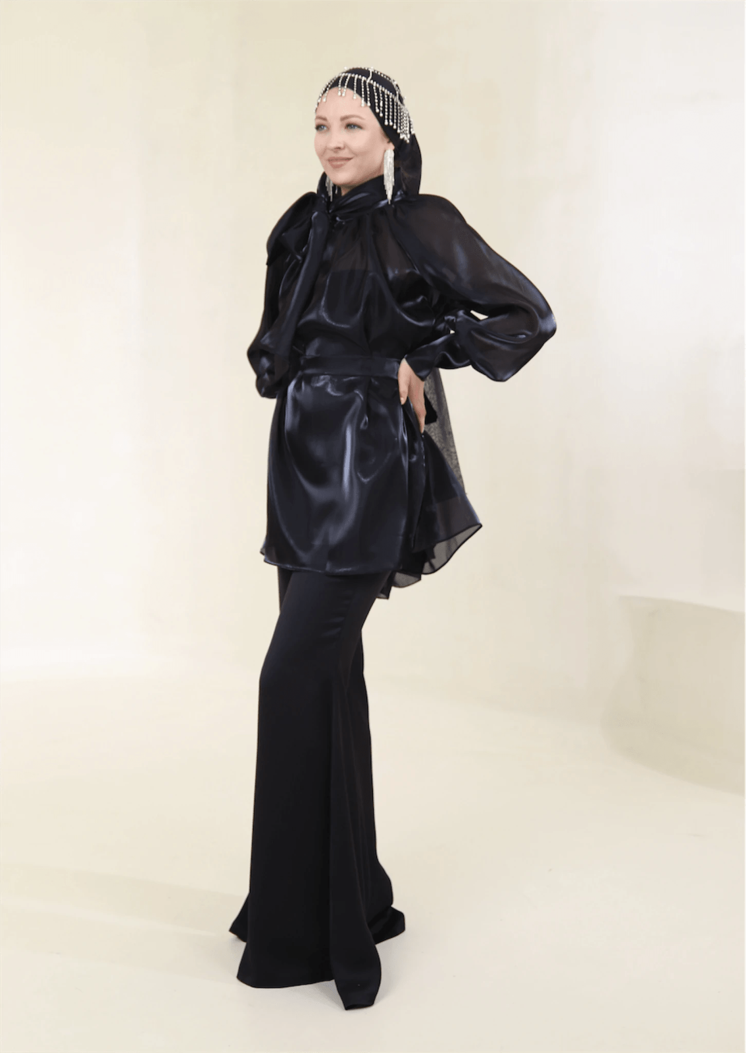 Janjan Tesettür Abiye Takım - FioraofDress - tesettur - abiye - 44 - Siyahh - hijab - evening - dress