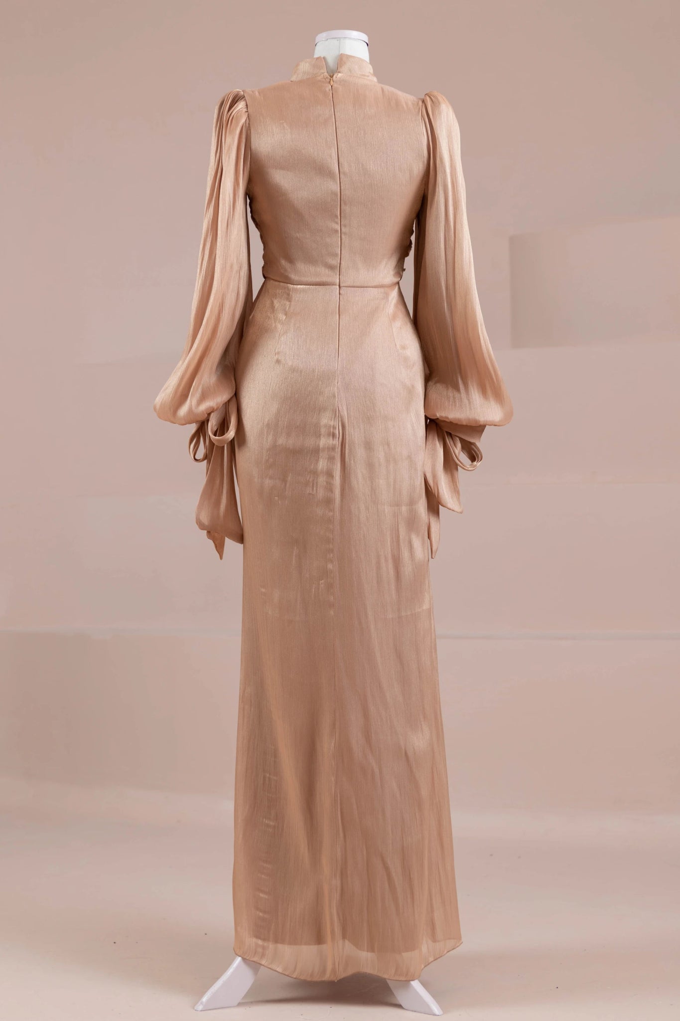 Laru Tesettür Abiye - FioraofDress - tesettur - abiye - şeftali - 38 - hijab - evening - dress