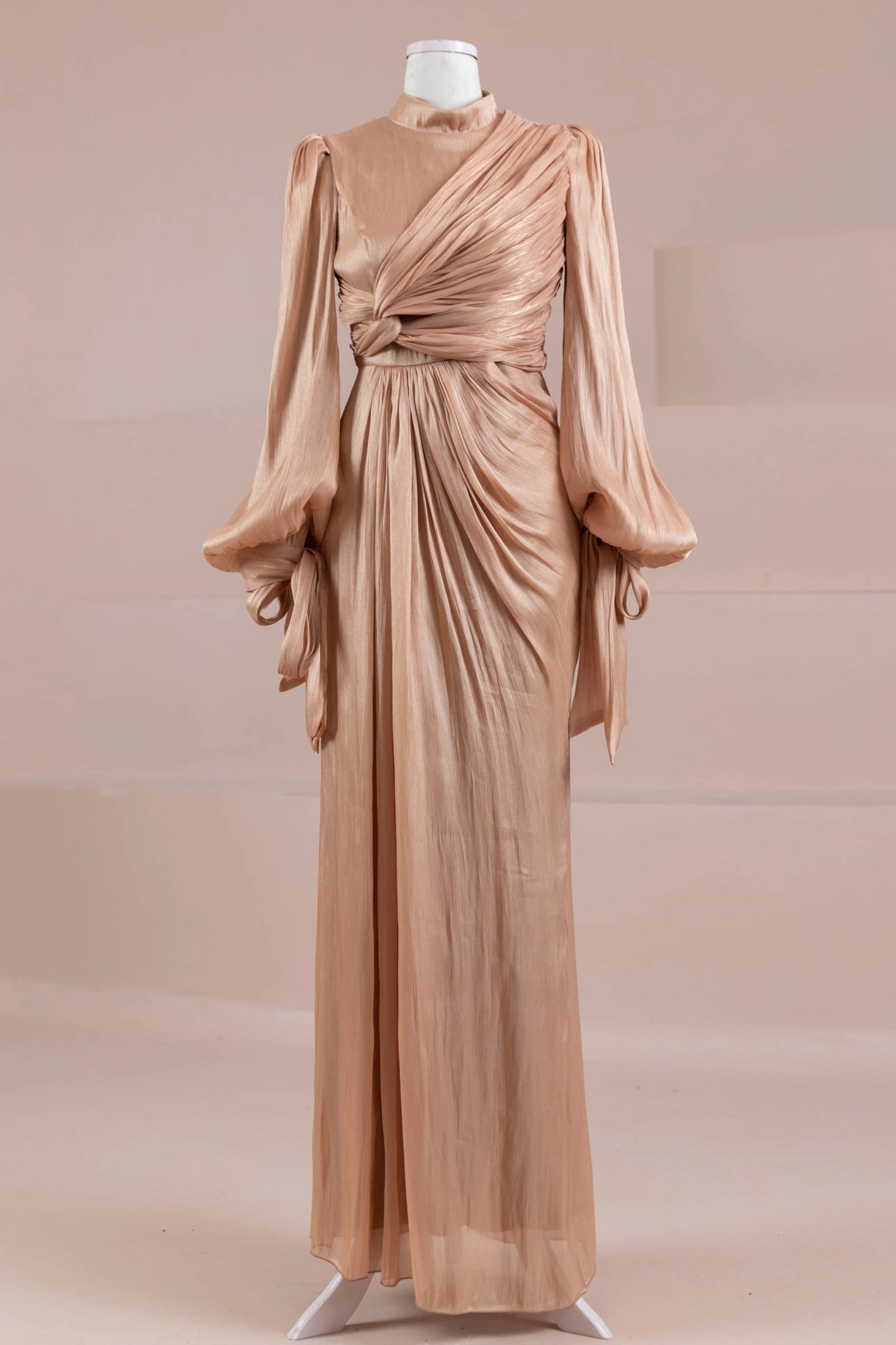 Laru Tesettür Abiye - FioraofDress - tesettur - abiye - şeftali - 38 - hijab - evening - dress