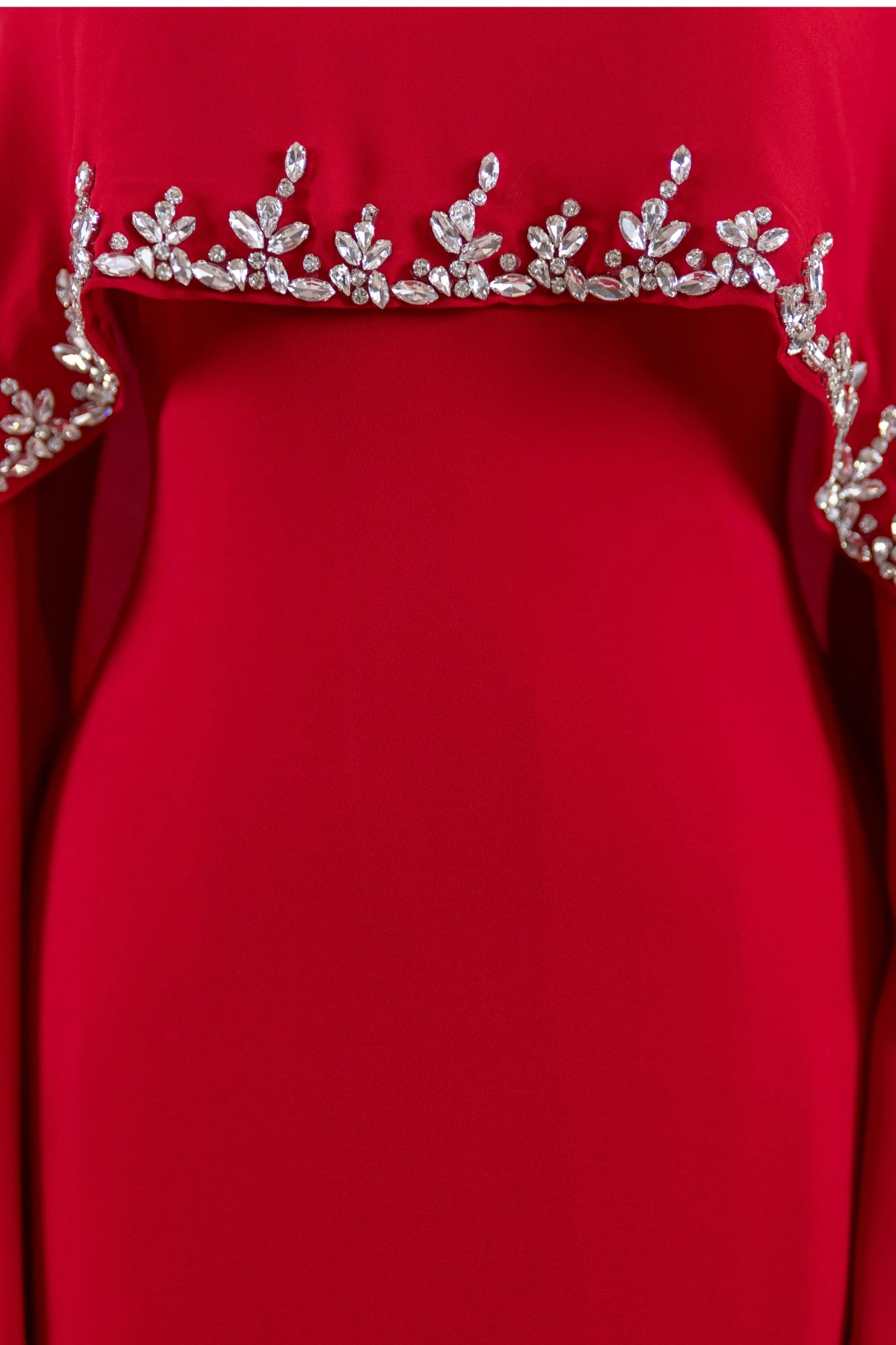 Layali Tesettür Abiye - FioraofDress - tesettur - abiye - Kırmızı - 40 - hijab - evening - dress