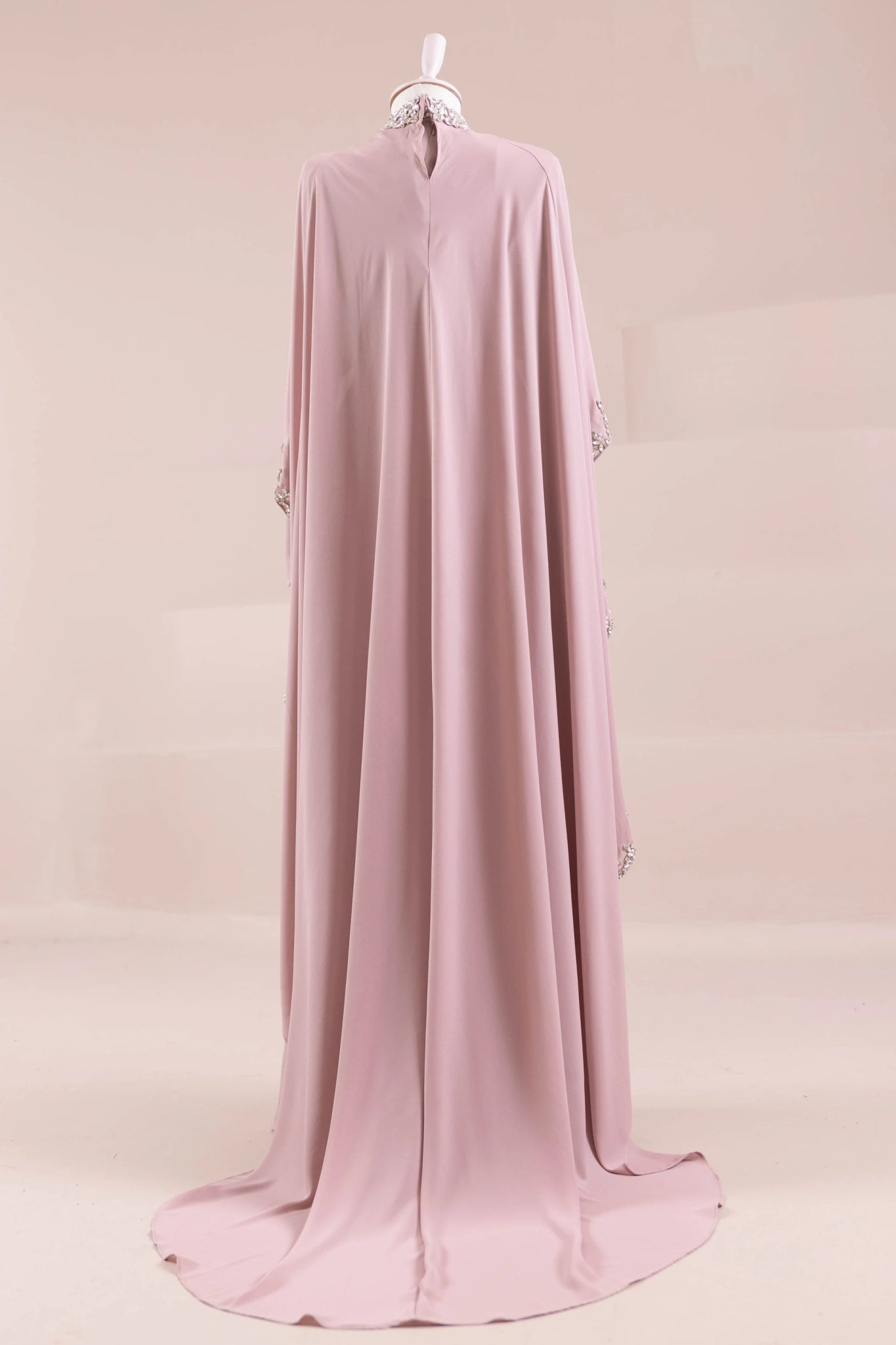 Layali Tesettür Abiye - FioraofDress - tesettur - abiye - Pudra - 40 - hijab - evening - dress