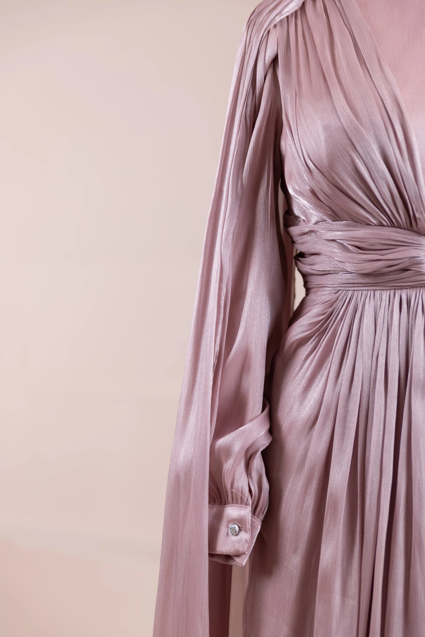 Lesley Tesettür Abiye - FioraofDress - tesettur - abiye - Pudra - 38 - hijab - evening - dress