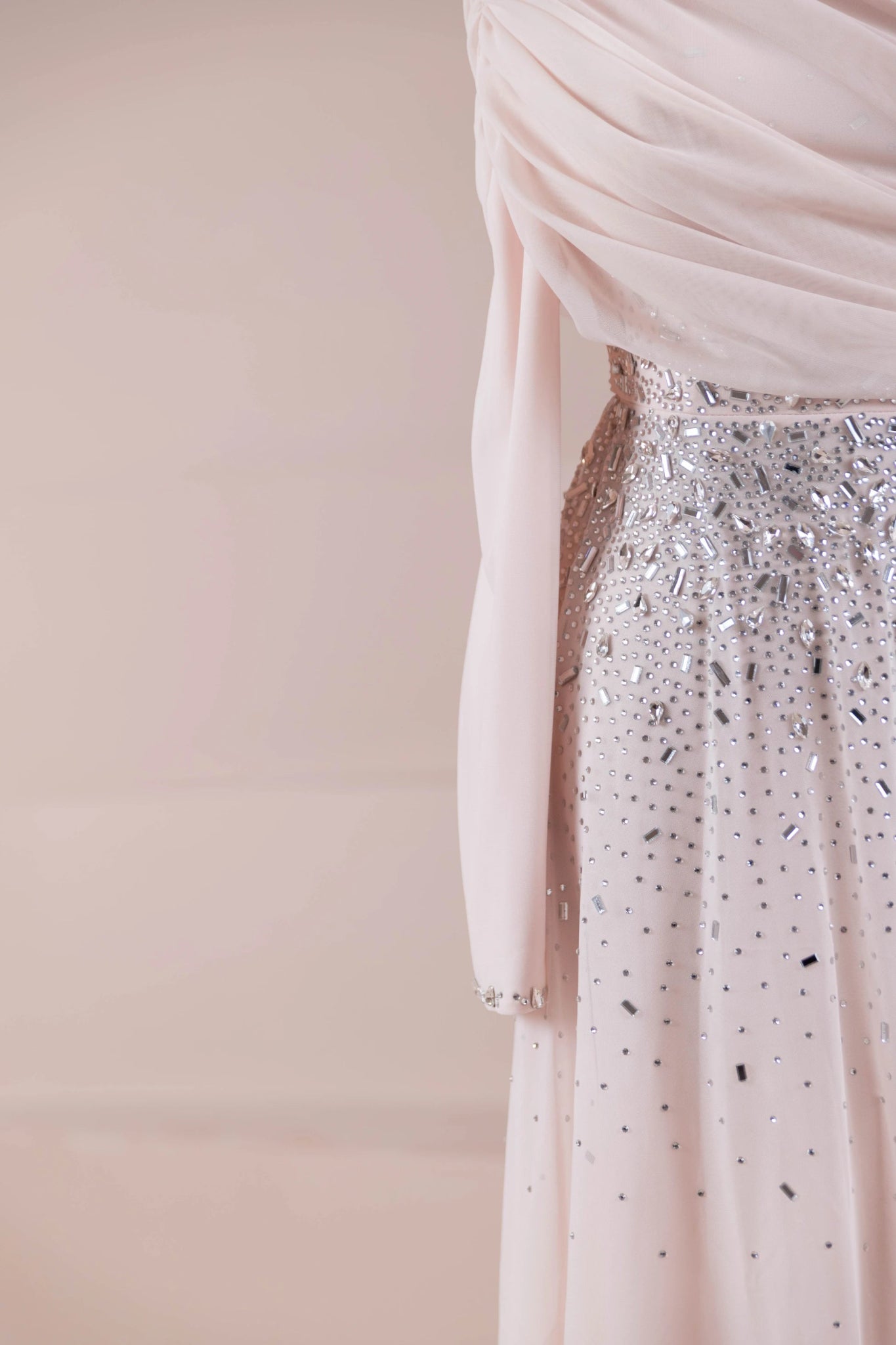 Levia Tesettür Abiye - FioraofDress - tesettur - abiye - krem - 36 - hijab - evening - dress