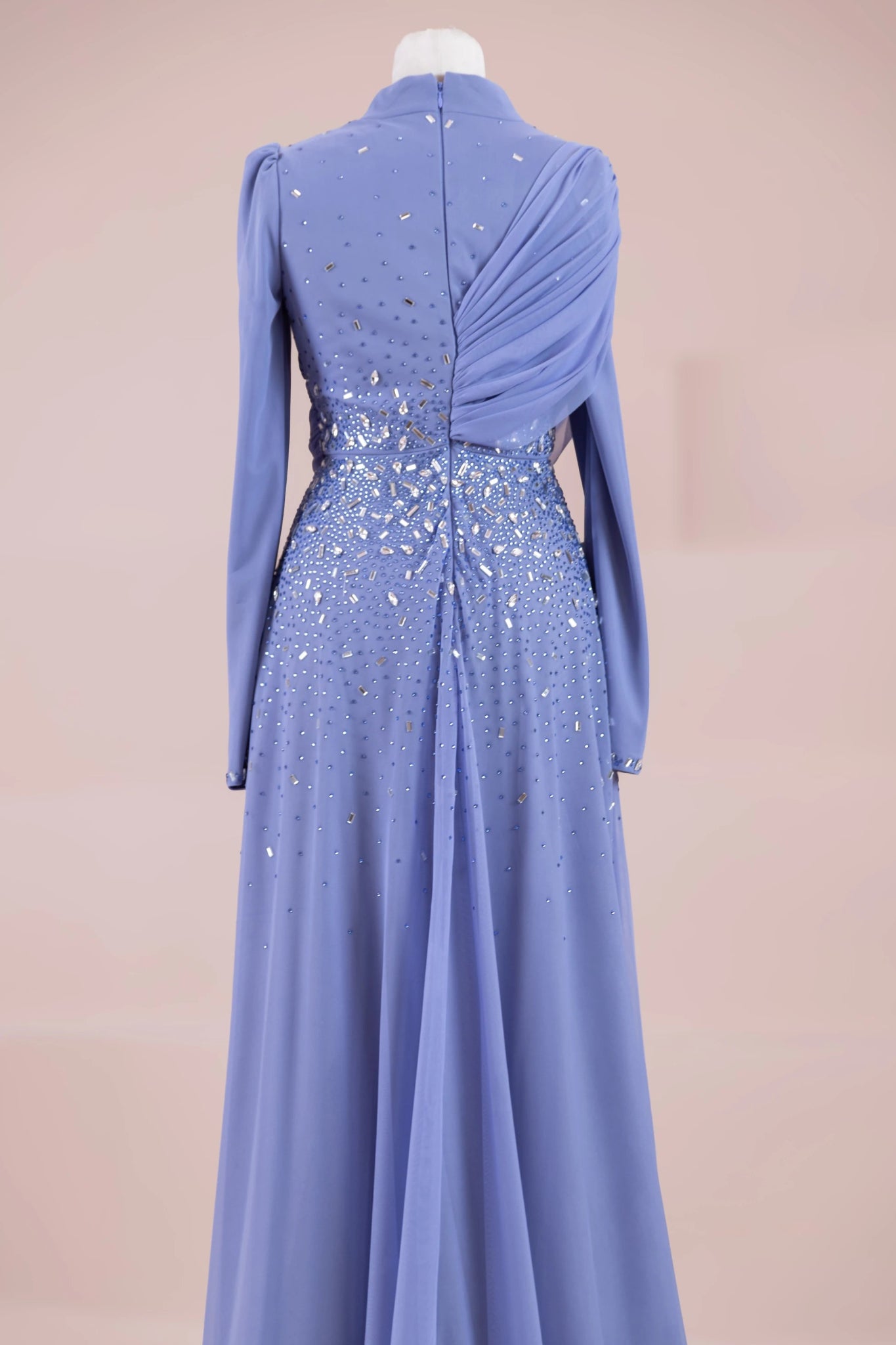 Levia Tesettür Abiye - FioraofDress - tesettur - abiye - indigo - 36 - hijab - evening - dress