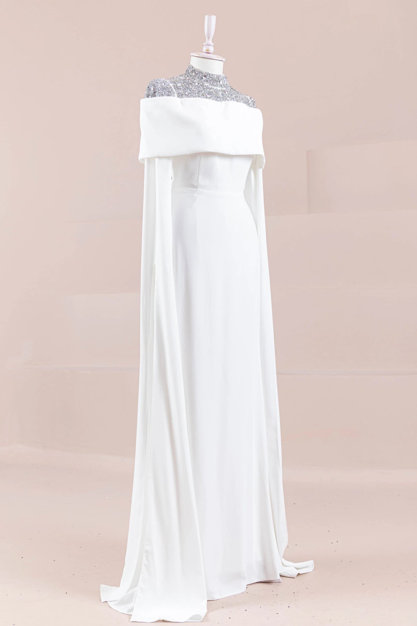 Lirae Tesettür Abiye - FioraofDress - tesettur - abiye - Beyaz - 36 - hijab - evening - dress