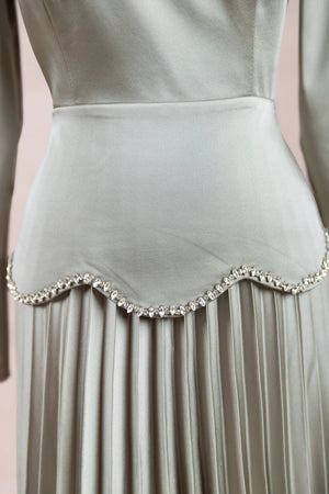 Lolita Tesettür Abiye - FioraofDress - tesettur - abiye - Çagla yeşili - 38 - hijab - evening - dress