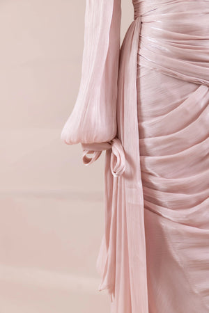 Lotus Tesettür Abiye - FioraofDress - tesettur - abiye - Toz pembe - 38 - hijab - evening - dress