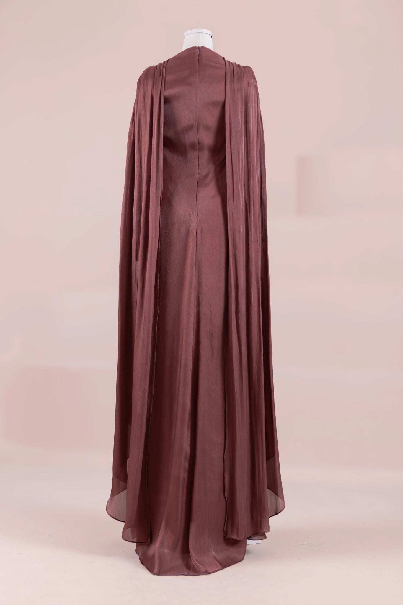 Lunesse Tesettür Abiye - FioraofDress - tesettur - abiye - bery burgundy - 38 - hijab - evening - dress