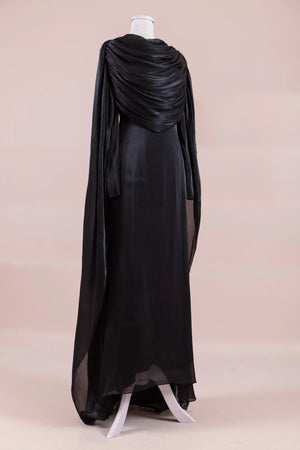 Lunesse Tesettür Abiye - FioraofDress - tesettur - abiye - Siyahh - 38 - hijab - evening - dress