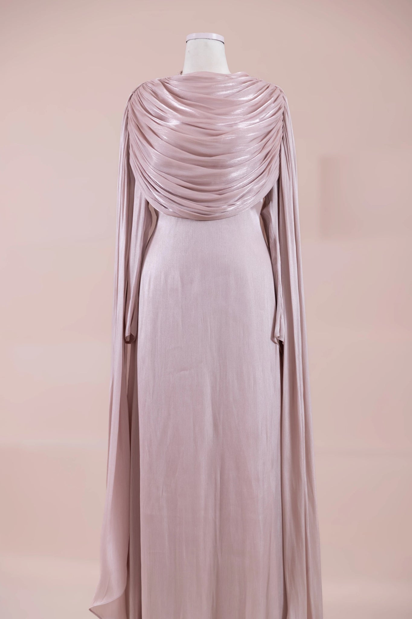 Lunesse Tesettür Abiye - FioraofDress - tesettur - abiye - Pudra - 38 - hijab - evening - dress