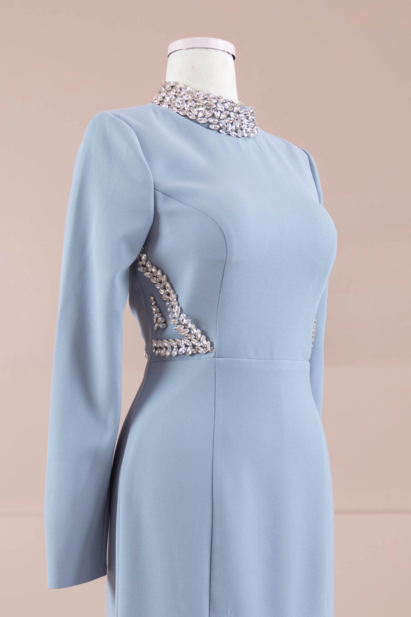 Lunza Tesettür Abiye - FioraofDress - tesettur - abiye - bebe - mavisi - 38 - hijab - evening - dress