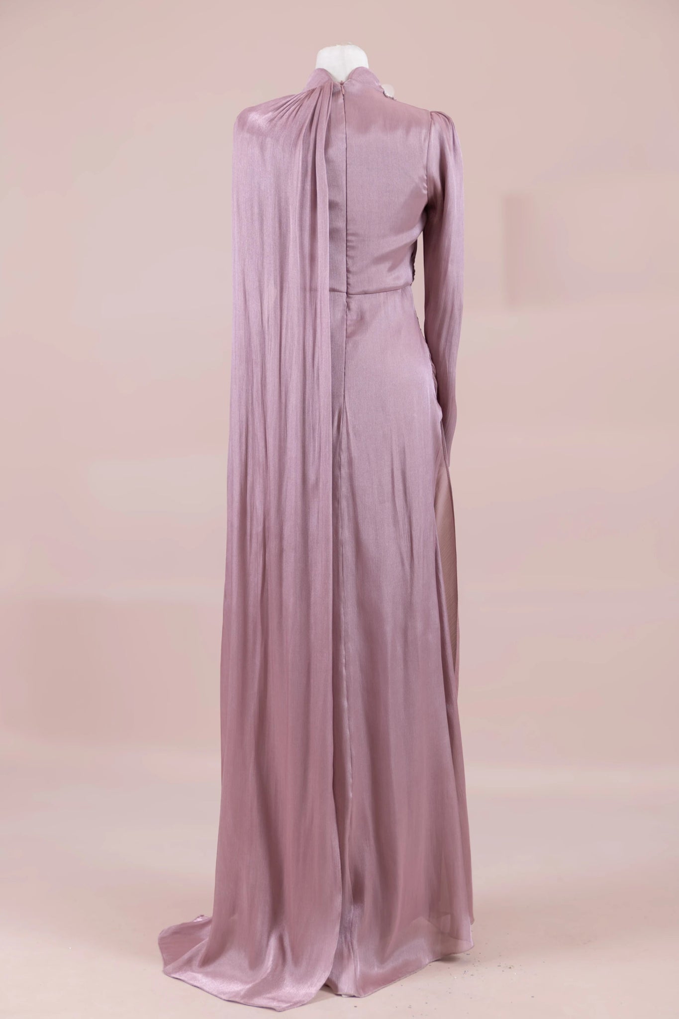 Melya Tesettür Abiye - FioraofDress - tesettur - abiye - rose - 38 - hijab - evening - dress