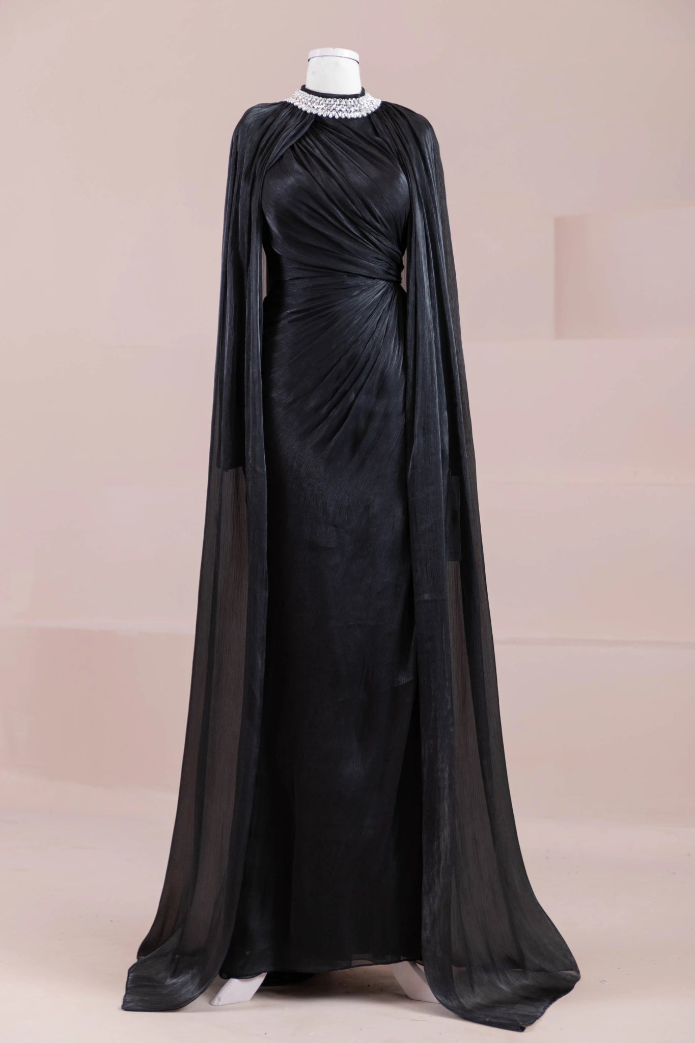 Nela Tesettür Abiye - FioraofDress - tesettur - abiye - Siyahh - 38 - hijab - evening - dress