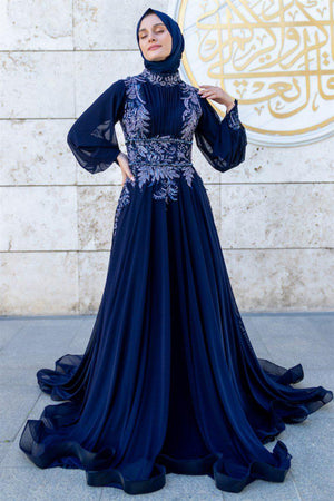 Neva Tesettür Abiye - FioraofDress - tesettur - abiye - 48 - hijab - evening - dress