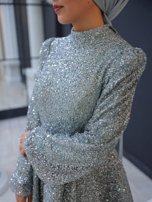 Nida Tesettür Abiye - FioraofDress - tesettur - abiye - LİLAA - 48 - hijab - evening - dress