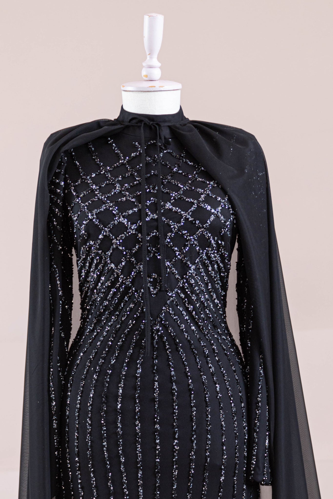 Niva Tesettür Abiye - FioraofDress - tesettur - abiye - Siyahh - 38 - hijab - evening - dress