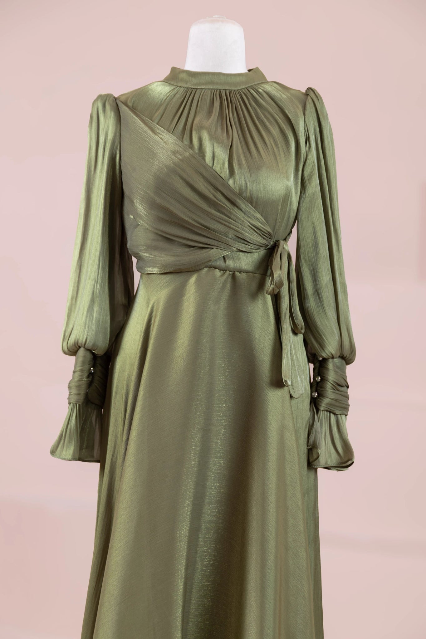 Orkide Tesettur Abiye - FioraofDress - tesettur - abiye - 38 - Çimen yeşili - hijab - evening - dress