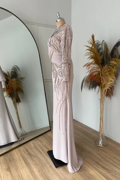 Oylum Tesettür Abiye - FioraofDress - tesettur - abiye - nude - 38 - hijab - evening - dress