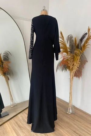 Oylum Tesettür Abiye - FioraofDress - tesettur - abiye - Siyahh - 38 - hijab - evening - dress