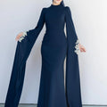 Queen Teseetür Abiye - FioraofDress - tesettur - abiye - 36 - LACİVERT - hijab - evening - dress
