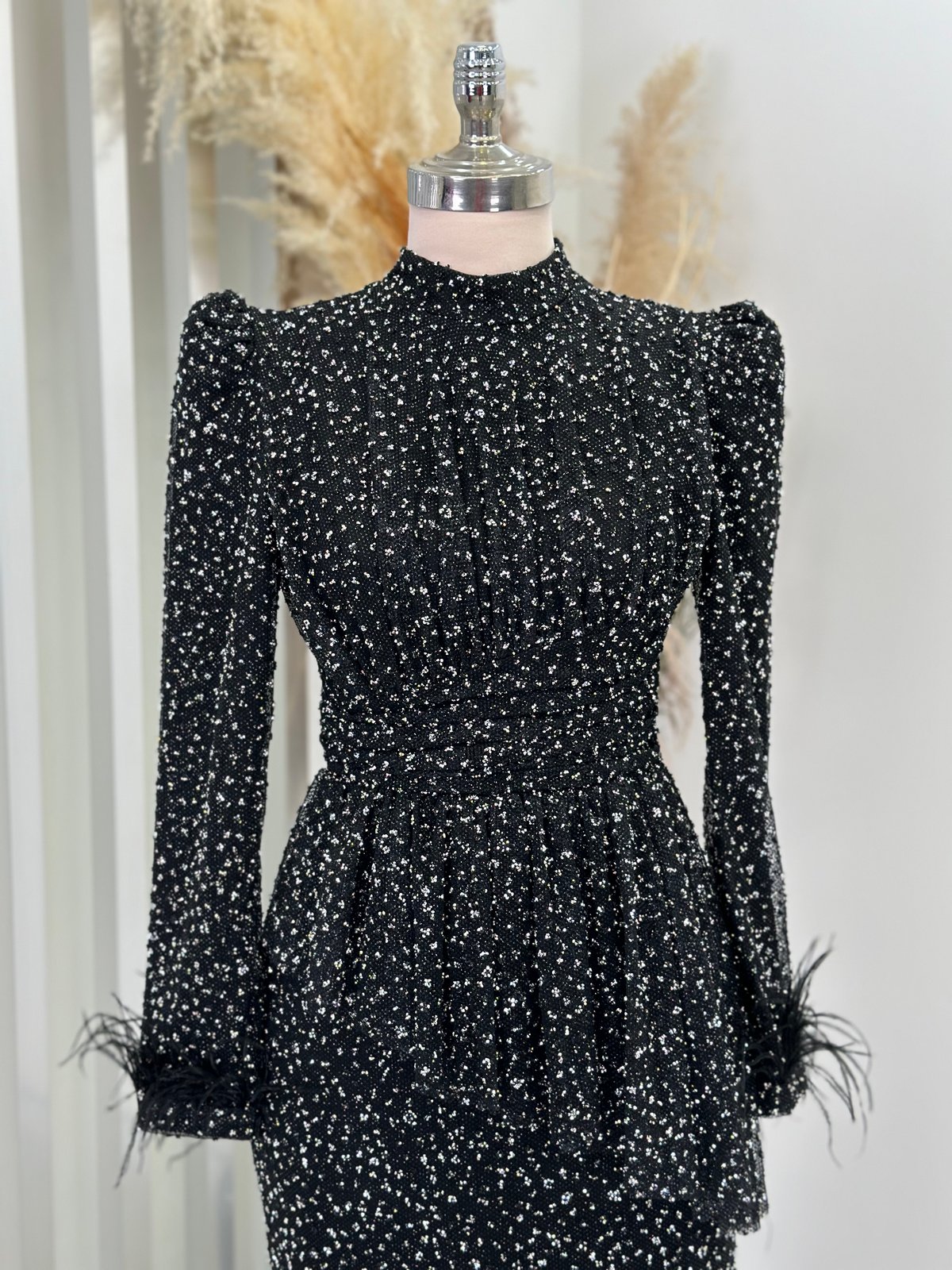 Rachelle Tesettür Abiye - FioraofDress - tesettur - abiye - Siyahh - 38 - hijab - evening - dress