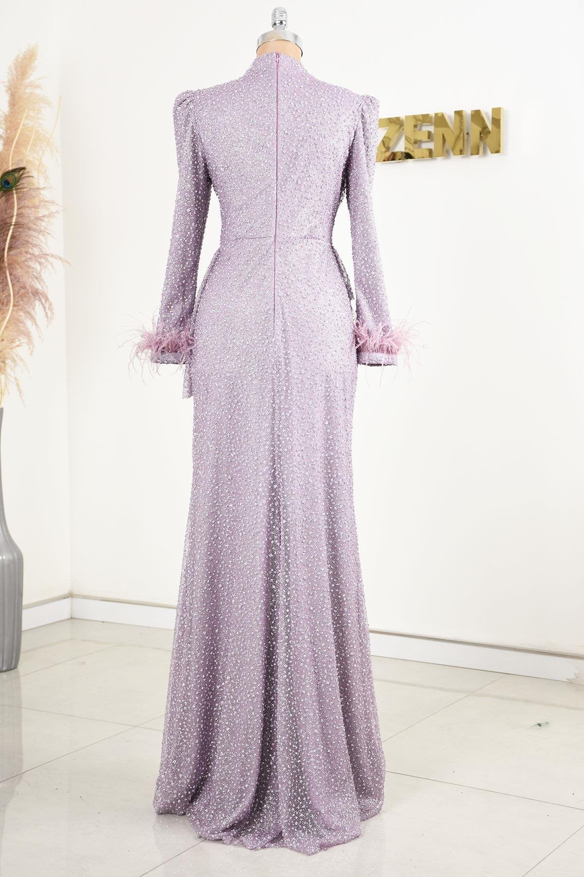 Rachelle Tesettür Abiye - FioraofDress - tesettur - abiye - LİLAA - 38 - hijab - evening - dress