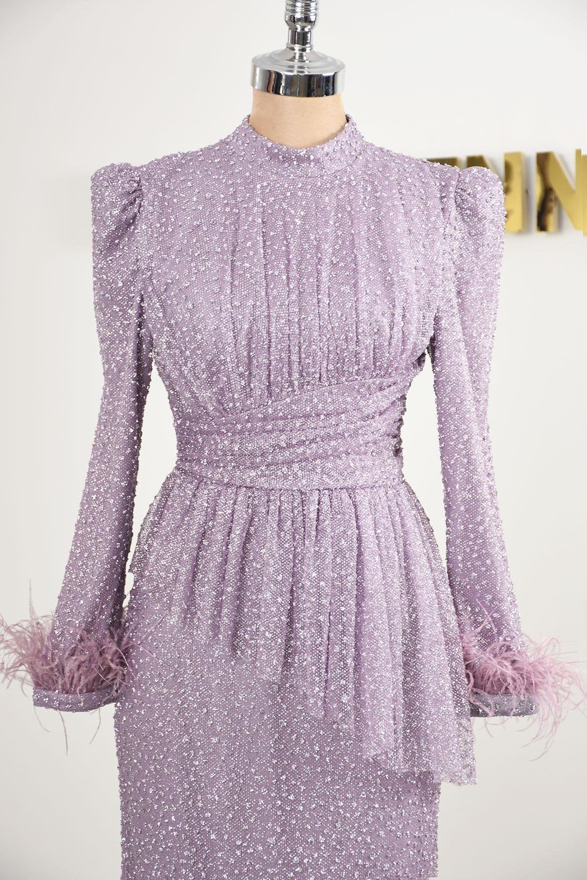 Rachelle Tesettür Abiye - FioraofDress - tesettur - abiye - LİLAA - 38 - hijab - evening - dress