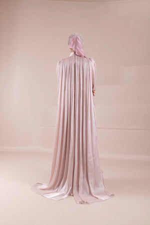 Renna Tesettür Abiye - FioraofDress - tesettur - abiye - Pudra - 36 - hijab - evening - dress